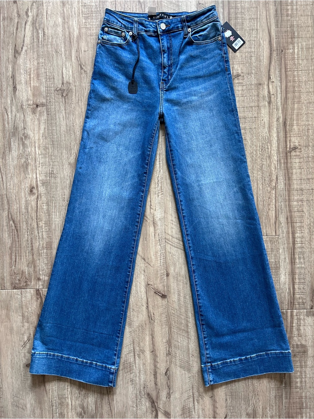 TIN HAUL WOMENS WIDE LEG CLAIRE HIGH RISE JEAN neutral western cowgirl stampede